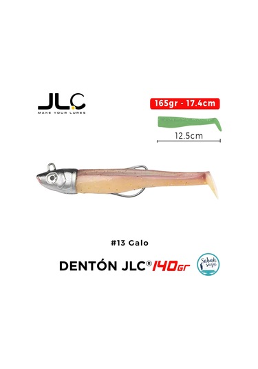 Jlc Denton 140 Set 165gr 17.4cm 13 Galo Silikon Balık