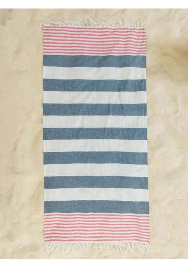 Gang Büyük Plaj Havlusu 90x180 Cm Pamuk Hint 391927931 Bej