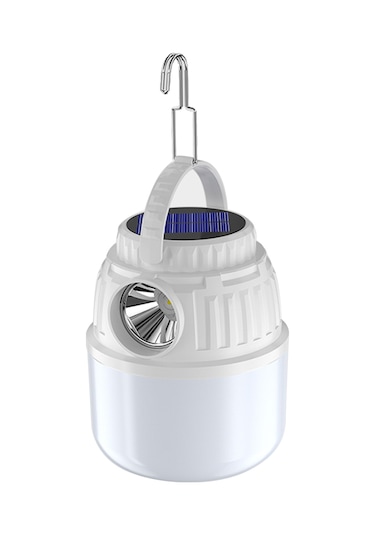 Suofeng Güneş Enerjili Dışarıda Kullanıma Uygun Sulama Dayanıklı Fener, Kamp, Gece Pazarı Ve Acil Durum Aydınlatması Beyaz