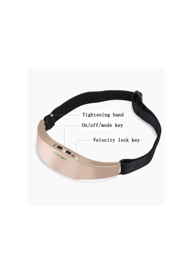 Butu Baş Masajı Kablosuz Mikro Akım Akıllı Ems Uyuyan Altın