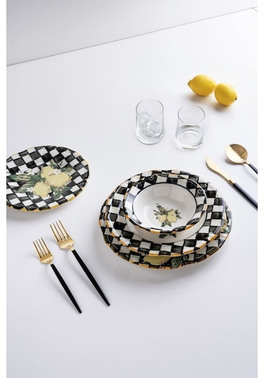 Tfnymklnd-004 Miss Betty Linda Desen 24 Parça Yemek Takımı 001