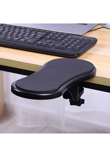 Elmpaly Black Ergonomik Masa Kol Destegi Ayarlanabilir Kaymaz Taban Oyun Ofis Ev Icin Agir Hizmet Uzanti Agirlik Kolu Bilek Ve Kol Yorgunlugunu Azaltir Klavye Fare Bilgisayar Uyumlu Uzun Calisma Ve Oyun Kullanim Icin