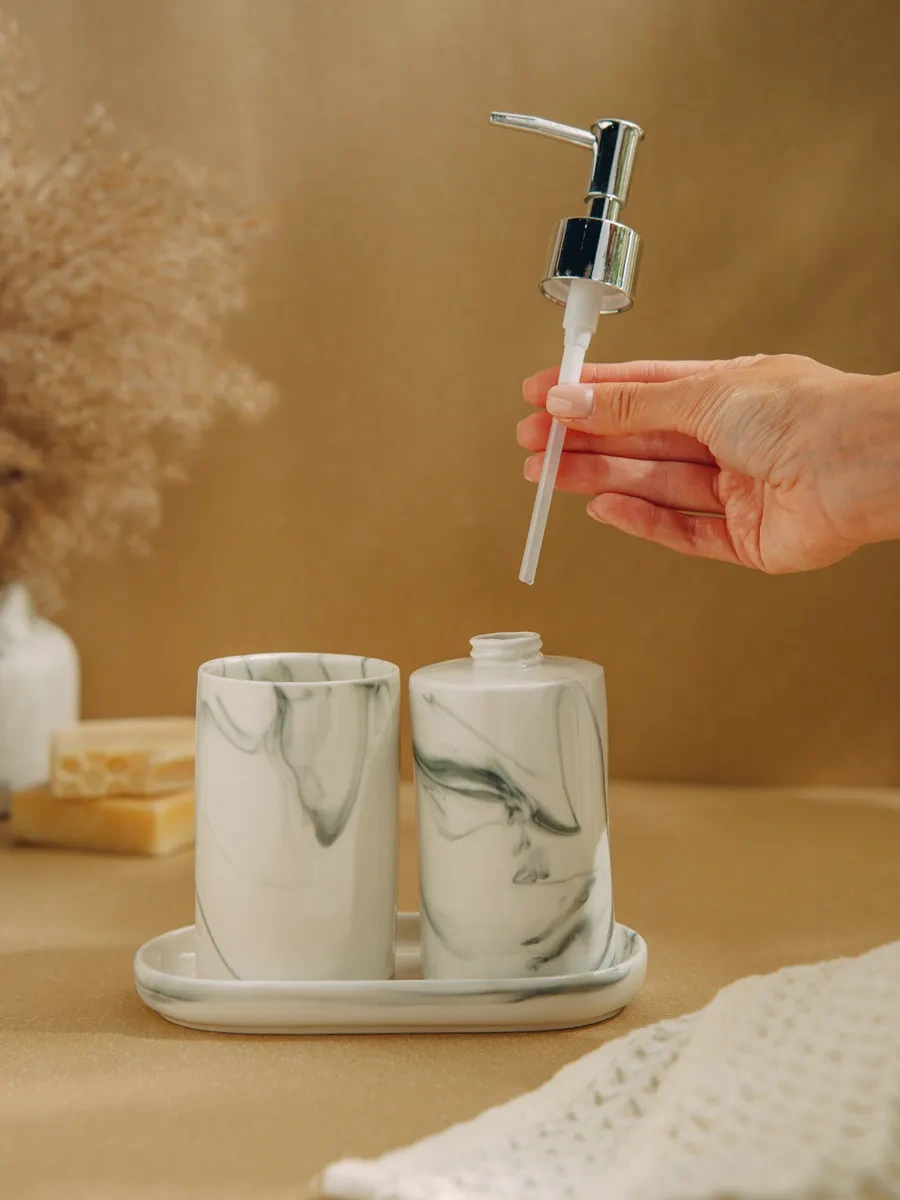 Skyphos Banyo Aksesuarları Seti 62012674 Beyaz