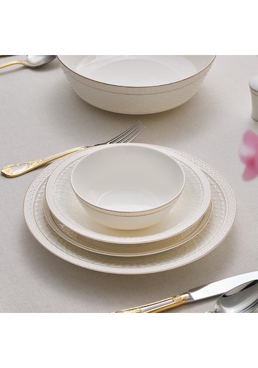 Aryıldız Almada Gold Yemek Takımı 60 Parça Diğer