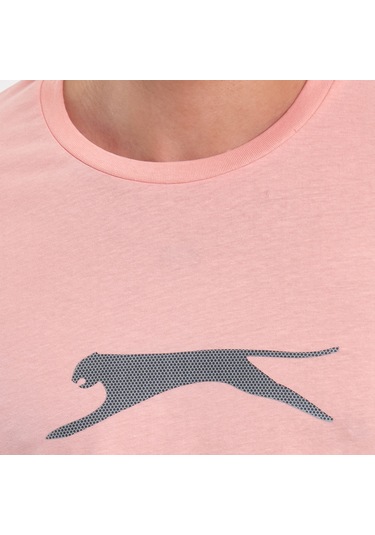 Slazenger SECTOR I Erkek Baskılı Somon Tişört