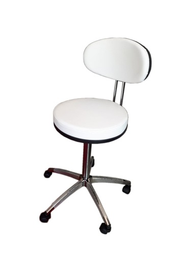 Kuaför Uzman Tabure Beyaz