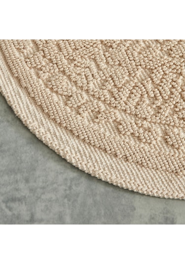 Karaca Home Vista Oval Paspas 90 x 60 CM Ekru - 200.22.02.0013 Ekru