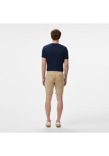 Nautica Erkek Bej Jogger Şort Düz B55230t Bej