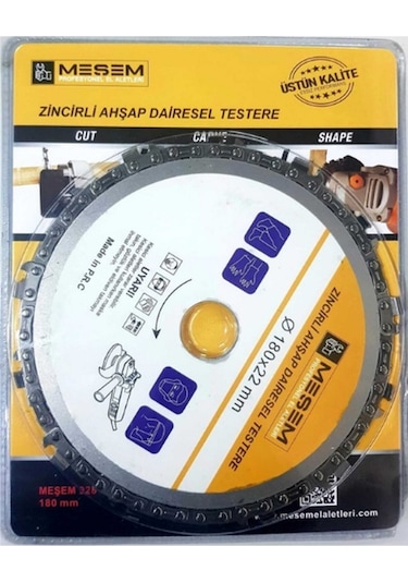 Meşem Zincirli Ahşap Testere 180 Mm 928