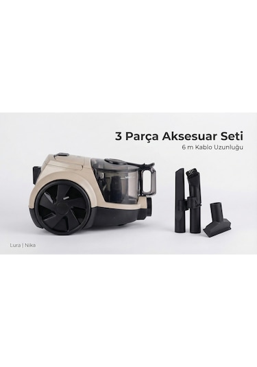 Lura Nika 154R ​​750 W Toz Torbasız Süpürge