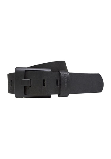 Bad Bear Razor Belt Siyah Tokalı Siyah Deri Erkek Kemer - 110 Cm Siyah