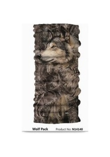 Narr Wolf Pack Bandana Kahverengi