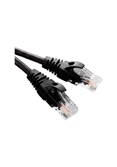 Hombey Siyah 0.5m Kategorisi 5 Rj45 Ethernet Kablosu, Saf Bakır Ve Altın Kaplı İç Çekirdek İle Stabil Veri Aktarımı Sağlar