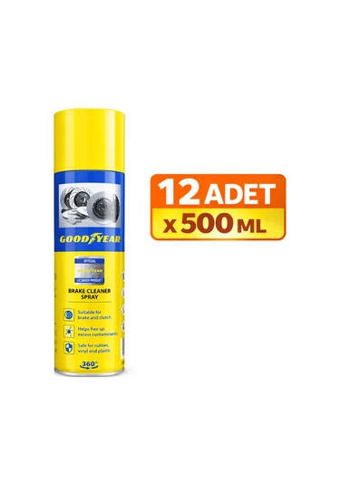 Fren Balata Temizleme Spreyi 12 Adet - Goodyear