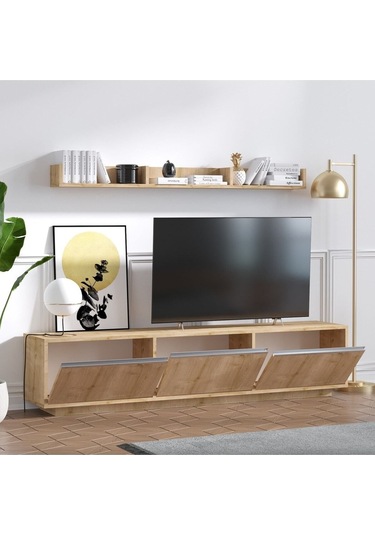Decormet Prag Tv Sehpası Safir Meşe Diğer