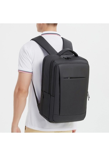 Erkek Sırt Çantası,15 İnç Dizüstü Bilgisayar Için Erkek İş Siyah