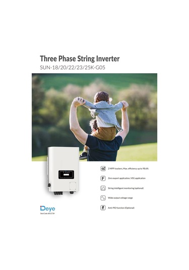 Deye 25kw Trifaze On-grid String İnverter