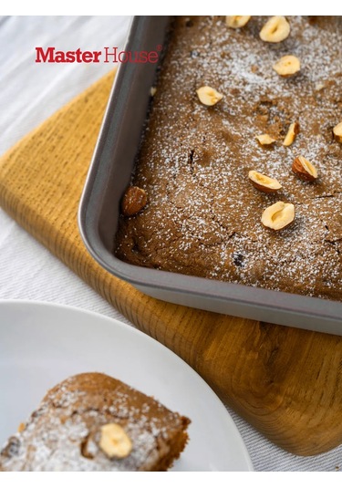 Master House Kare Pişirme Kalıbı 249228272 Gri-kahverengi