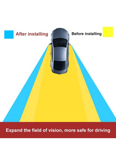 300mm Otomatik Geniş Görüş Arka Ayna Evrensel Araç Kamyon İç Arka Görüş Aynası