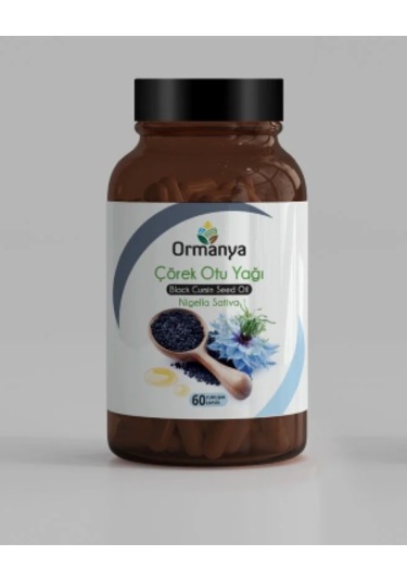 Ormanya Çörek Otu Yağı İçeren Takviye Edici Gıda 60 Kapsül