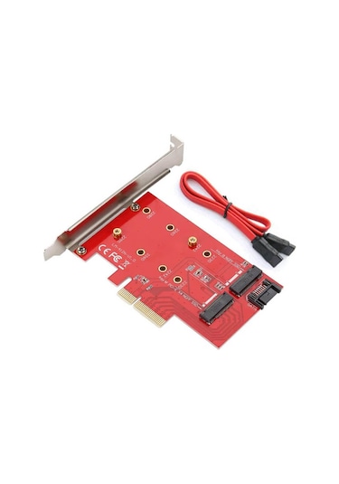 PCIe X4 To M 2 Ngff M B Key Ssd Sata Çevirici Kart PCI Express