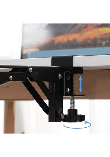 Homyl Klavye Tepsisi Kelepçesi Montajı, 0,5-9,5cm Ayarlanabilir