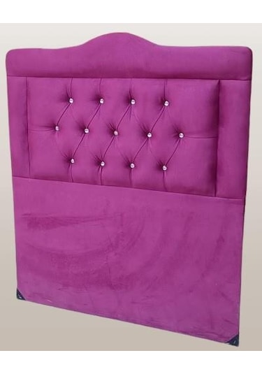 Başlık Dk Tek Kişilik 100'lık Model Tay Tüyü Fuşya Kumaş Dolgun Kapitoneli Elyapım