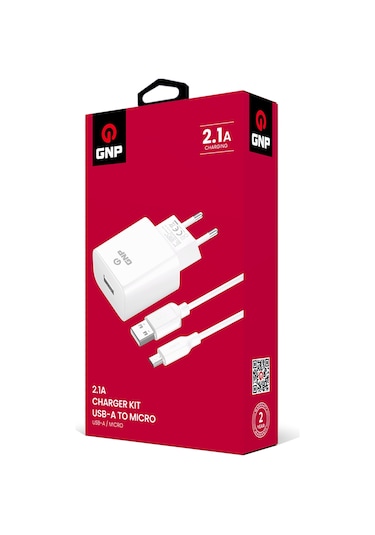 GNP 2.1 Mah Micro USB Kablo Ve Şarj Cihazı