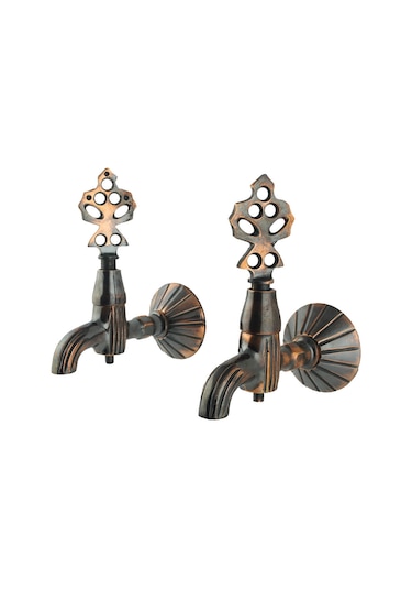 Lpd 1/2 Hamam Taslı İkili Osmanlı Musluğu Eskitme