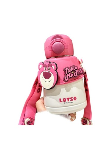 316 Paslanmaz Çelik Yalıtımlı Dak Çift Içme Kamış Dak Öğrenci Taşınabilir Su Dağı 5ztm59 Açık Pembe - Kırmızı