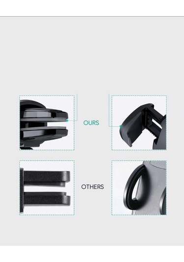Aukey Hd-c48 360 Taşınabilir Araç İçi Telefon Tutucu Siyah