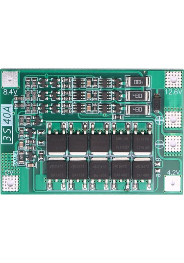 Lemestar 3s 40a Lityum Pil Koruma Devresi - 18650/26650 İçin Yüksek Akımlı Şarj Ve Deşarj Desteği