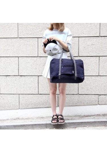 Lacivert Yogodlns 1 Adet Katlanabilir Bagaj Çantası Büyük Kapasiteli Piknik Katlanabil Çantası, Ev Için Seyahat Çantaları 56970859 Lacivert