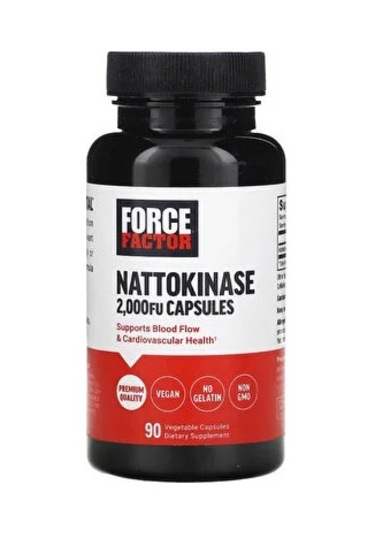 Force Factor Nattokinase 2,000 Fu 90 Vegetable Capsules