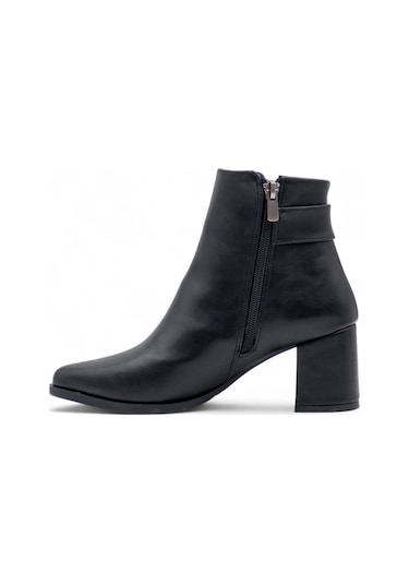Pandora Moda K25.101.0112 Cilt Kadın Bot Siyah