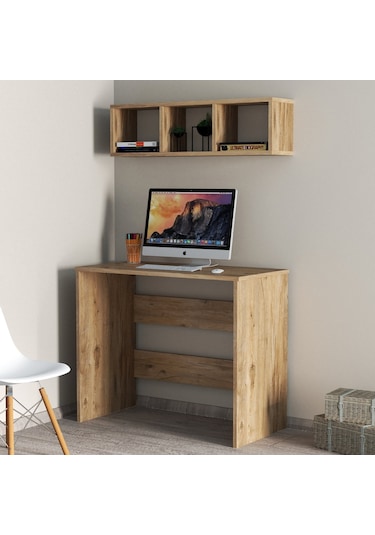 Tanmob Çalışma Masası Raflı Çam - Clm0202