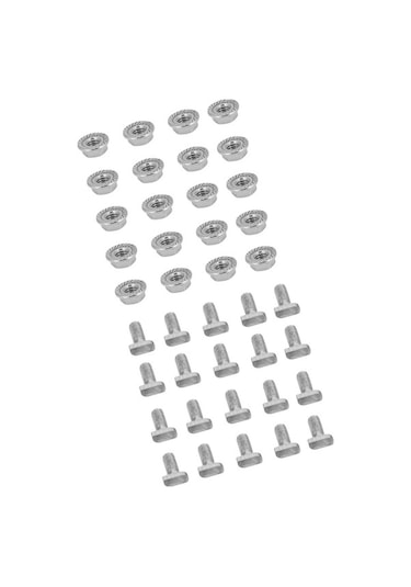 Besthome1 20 Adet M6 Paslanmaz Çelik Flanşlı Cıvata Somun Seti - Sera Montajı İçin Korozyona Karşı Güçlü