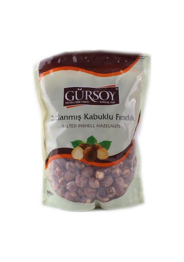 Gürsoy Tuzlanmış Kabuklu Fındık 500 G