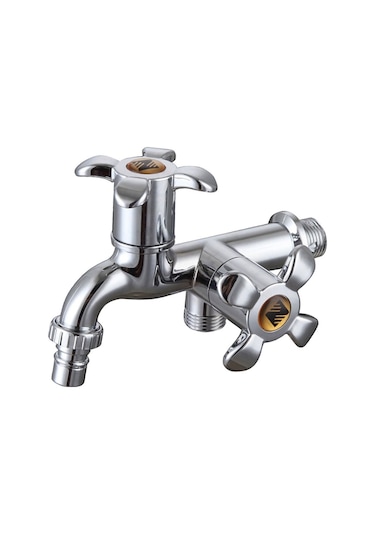 Dinosaurs Store Duvara Monte Abs Plastik Mutfak Çamaşır Makinesi Dokunun Musluk Çift Sap 2 Altın