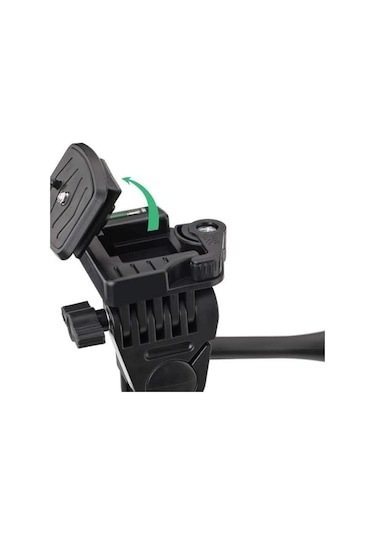 3366 Alüminyum Cep Telefonu İçin Su Terazili Tripod 140 Cm Pro Kırmızı