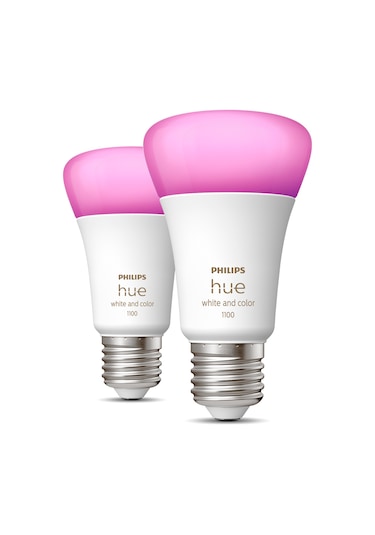 Philips HueWCA 9-75W E27 Renkli Akıllı Ampul 2'li Ekopaket