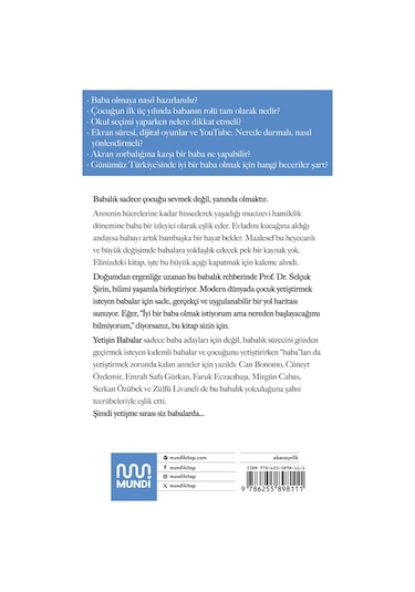 Yetişin Babalar - Prof. Dr. Selçuk Şirin - Mundi Yayınları