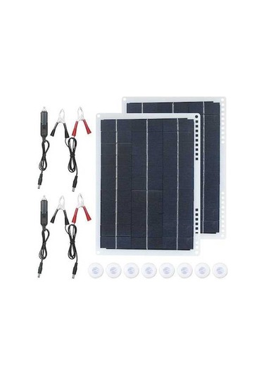 Pazly 20w Güneş Paneli Seti - Çift Usb, Type-c, Ip65 Su Geçirmez, Taşınabilir İç/dış Mekan Kullanımı