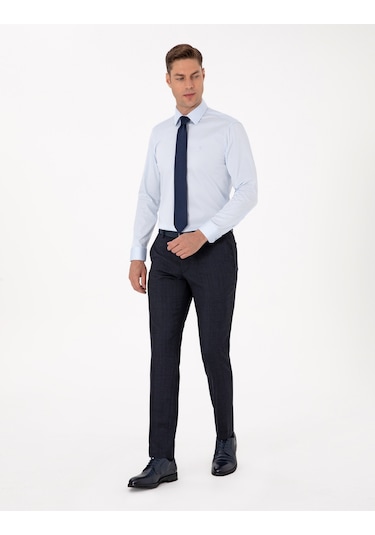 Pierre Cardin Erkek Açık Mavi Gömlek Basic 50315407-vr003 Açik Mavi
