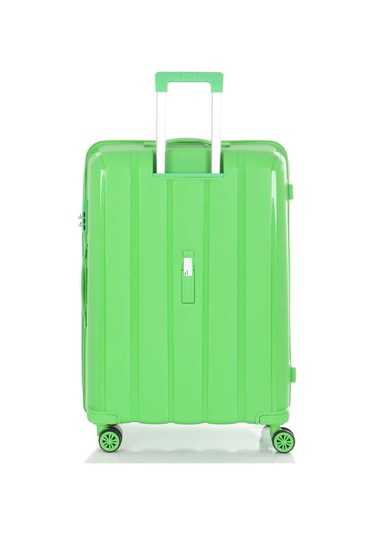 Mçs Bavul Orta Ve Kabin 2li Set Kırılmaz Silikon Valiz V305 Fıstıkyeşil Fıstık Yeşili