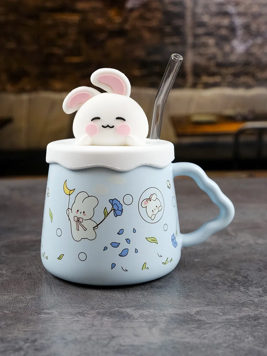 Repast 420 Ml Mavi Sevimli Kapaklı Ve Pipetli Sürahi 313628725 Açık Mavi