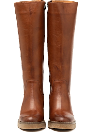 Çizme Kadın 25k12068 Vergelio Skin Cuoio-tan Cuoio