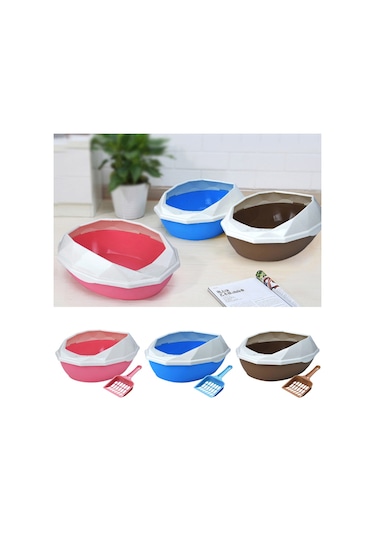 Mufunye Pembe Elmas Kenarlı Çıkarılabilir Kabuklu Kum Kabı