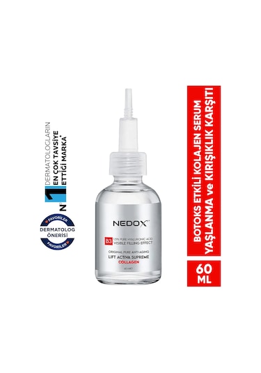 Nedox   Dolgunlaştırıcı Kolajen Serum 60 ML