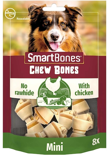 Smartbones Tavuklu Mini Kemik Yetişkin Köpek Ödülü 8'li 128 G